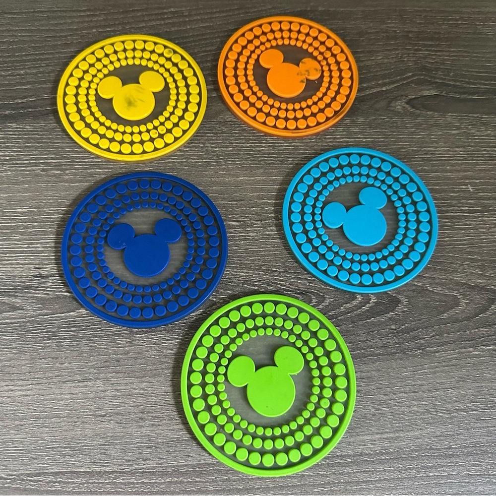 Disney Parks Home Coaster Set Dots